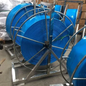 High pressure Large sized 10 inch Blue PVC Flat Lay Hose Factory Customized for Agricultural Irrigation System