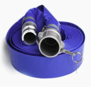 High pressure PVC Flexible Water Discharge Irrigation Layflat Hose Soft PVC Flat Watering Hose