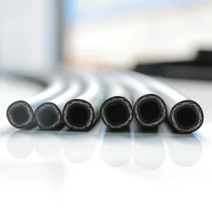 High-pressure Single-wire-braid (R1AT/1SN) Hydraulic Hose Black Flexible High-temperature Fire-resistant Wrapped Cover