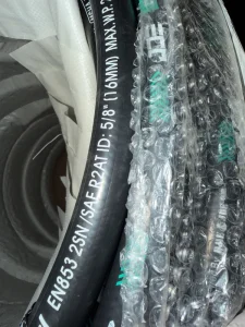 High pressure Steel Wire Braided Hydraulic Hose SAE EN Standard NBR for South America Chile Peru Mining Industry