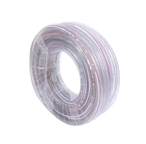 High temperature Resistant Transparent Flexible Durable PVC Steel Wire Reinforced Vacuum Suction Hose for Garden Use