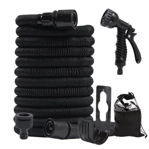 Home Yard Garden Expandable Hose Flexible Water Hose With 7 Function Nozzle
