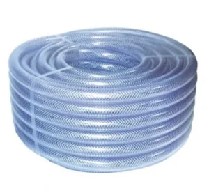 Hose 20mm 50m Transparent Water Garden PVC Braided Hose Pipe