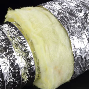Hose 6 Inch 7 Inch 8 Inch Fiberglass Flexible Insulated Duct Aluminum Foil Pipe