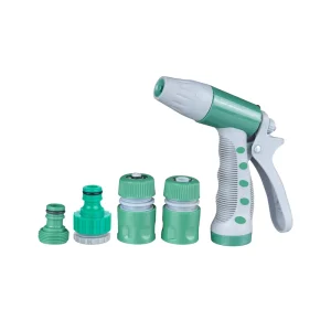 Hose Connector Adjustable Flow Control Garden Water Spray Gun