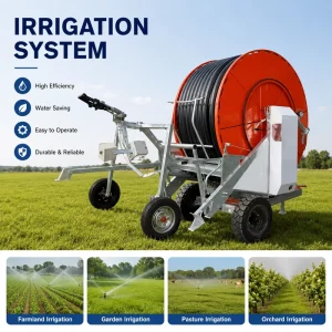 Hose Reel Irrigation Machine Sistema de Irrigacao de Grande Porte Sprinkler irrigation system