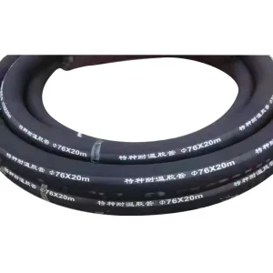 Hot Air Hose High Temperature Resistant Air Hose for Bulk Cement Trailer Air Compressor Hot Air Rubber Hose