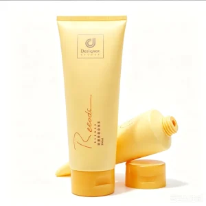 Hot Selling Custom Plastic Tube Beauty Cosmetic Packaging Matte Surface Translucent Flip Top Cap for Body Lotion Cream Body Wash