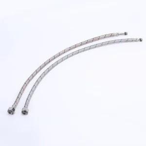 Hot and Cold Water Metal Flexible Hoses Stainless Steel Flexible Hot Water Braided Hose Kitchen Faucet Pull Out Hose