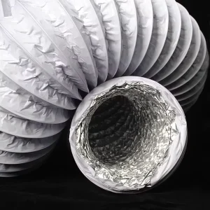 Hvac Ductwork White PVC Vent Hose Flexible Aluminum Composite Ducting 1mm Thick for Exhaust Air Conditioner with No Warranty