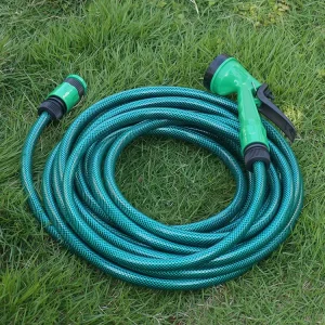 Hybrid Polymer Garden Hose with Quick Connector
