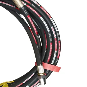 Hydraulic Durable High Resistant Pressure Air Discharge Steam Industrial EPDM Rubber Hose Cutting