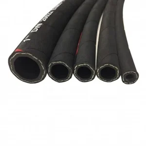 Hydraulic High Pressure Steel Wire Black Oil Hose SAE 100R1AT -40C to +100C 3.5-7.8mm Wall Thickness Flexible