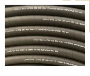 Hydraulic High Quality Flexible Durable High Resistant Pressure Air Discharge Steam Industrial Rubber Hose