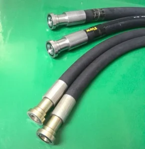 Hydraulic Hose Assembly With BSP JIC Standard Fittings SAE100 R1 R2 Steel Wire Braided Oil Pipe Custom Working Length Multiple