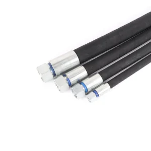 Hydraulic Oil Rubber Hose Pipe Suppliers Customized Fuel Hose Pipe High Pressure Hydraulic Braided Rubber Hose