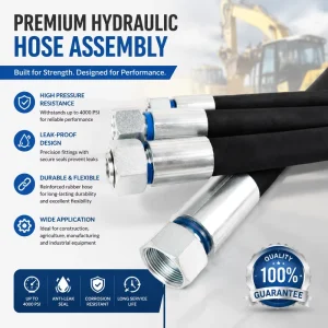 Hydraulic Rubber Hose LT699 Artery Wire Braid Hydraulic Rubber Hose
