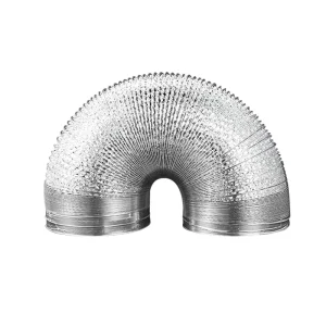 Hydroponic Growing Flange Connection Flexible Hose Aluminium Ventilation Duct