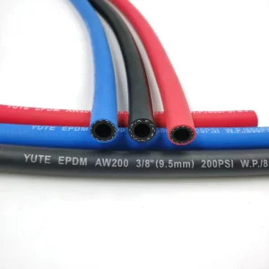 I.D. 1/2″ EPDM Multipurpose Air and Water Hose 300 PSI Heavy Duty Smooth Cover for Industrial Agricultural Use Weather Resistant