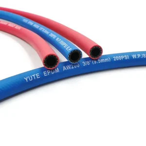 I.D. 5/8″ Flexible Reinforced EPDM Rubber Multipurpose Air and Water Hose for Industrial Compressor 300 PSI