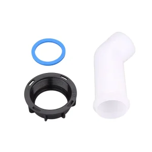 IBC Tote Tank Extension Drain Spout S60x6 Coarse Thread 2 Inch Outlet Pipe for Rain Barrel Garden Irrigation Leak-proof
