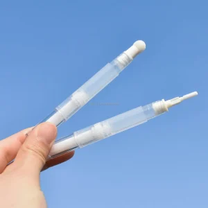 IN STOCK NO MOQ Rotating Bottom Closure 3ml 4ml 5ml Empty Plastic Twist Cosmetic Container Tube for Teeth Whitening Gel Refill