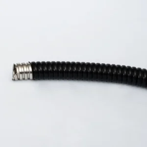 IP68 Waterproof Fire Resistant Electric Conduit GI 25mm Flexible Corrugated PVC Coated Interlocked Metal Flex Hose