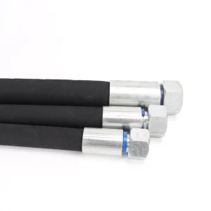 ISO 18752 High Heat Resistant Hydraulic Hose Assembly Constant Working Pressure Steel Wire Spiral Rubber Oil Pipe Spare Parts