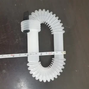 ISO Certified 1mm Thick HDPE Plastic Tubes Jerry Can 39cm Fuel Hose Flexible Oil Tank Packing Corrugated Pipe