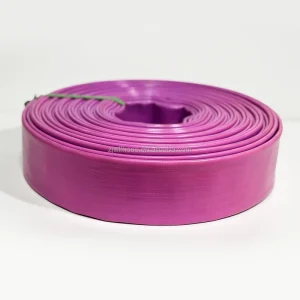 ISO9001 Certified Flexible High Pressure PVC LayFlat Hose Agricultural Irrigation 50m