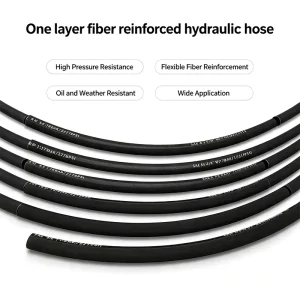 In Stock Reinforced Hydraulic Tube Conveying Fuel to SAE 100 R6 Standard for Light Construction Machinery