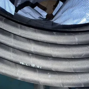 Industrial 19mm Inner Diameter 4 Wire Braided Hydraulic Rubber Hose for Construction Equipment