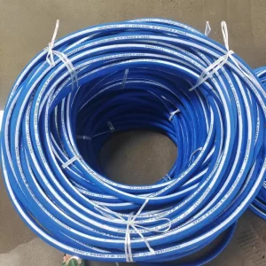 Industrial 3/4″ EPDM Chemical Transfer Hose Textile Reinforced for Acid Alkali Solution Conveying