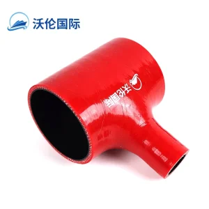 Industrial Automotive Silicone Rubber Hose 3.5 Inch 89mm T Shape Smooth Turbo Hose Pipe