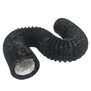 Industrial Bathroom Exhaust Ducting Aluminum Foil Flexible Drain Hose HVAC Systems Energy Saving Easy Install 10m L PVC