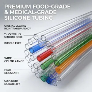 Industrial Chemical Resistant Durable Beer Dispensing Flexible Air Hose Silicone Rubber Tube
