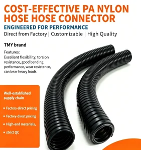 Industrial Corrugated Hose PVC Water Suction Flexible Spiral Hose Pipe Waterproof Customizable Sizes Factory Supply