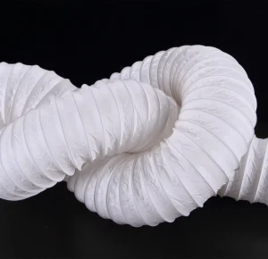 Industrial Design PVC Spiral Flexible Air Duct Hose 4inch Diameter 10m Length ISO9001 EN13180 Certified Easy HVAC Systems