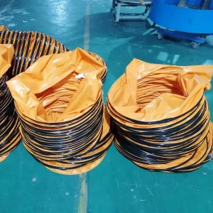 Industrial Flexible Abrasion Resistant PVC Garden Hose Ducting 10m Length 50-400mm Specification