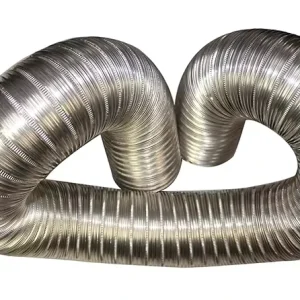 Industrial Flexible Aluminum Foil HVAC System Hose with Customizable Length for Air Conditioning Systems