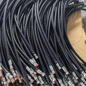 Industrial Flexible High Pressure Steel Wire Hydraulic Rubber Fuel Oil Hose Assembly with Both End Fitting Full Sizes