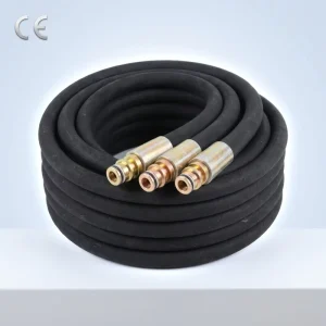 Industrial Flexible Hydraulic Rubber Hose Assembly With Fittings SAE 100 R12 4SP 4SH Steel Wire Reinforced High Pressure Pipe