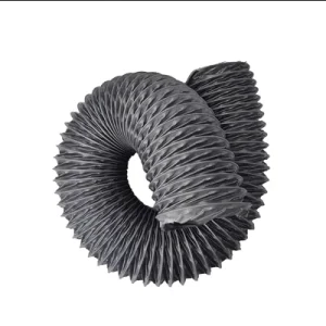 Industrial Flexible PVC Air Duct Hose 10m 250mm Fire Resistant for Air Conditioning