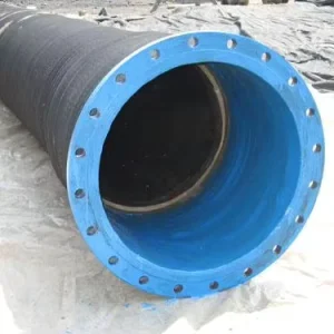 Industrial Flexible Wear Resistance Water Suction and Discharge Rubber Hose with Flange 50m Length Cutting Service