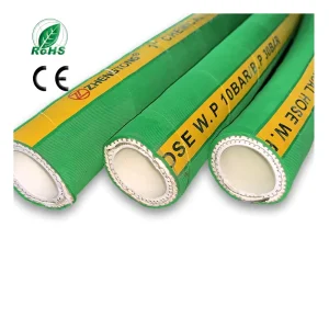 Industrial Food Grade Hose 3/4 Inch EPDM High Pressure 1200 PSI Acid Alkali and Heat Resistant Rubber Hose -40C 100C Cutting