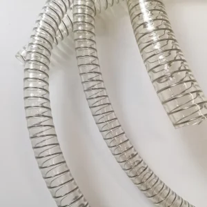 Industrial Food Grade Steel Wire Hose, Reinforced Transparent Hose