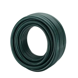 Industrial Grade Burst Proof Garden Hose Reinforced 3 Layer PVC with Brass Fittings Kink Free Cutting Service for Construction