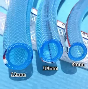 Industrial Grade PVC Nylon Braided Fiber Reinforced High Pressure 150 PSI UV Resistant Anti Leak Water Hose with Custom Length