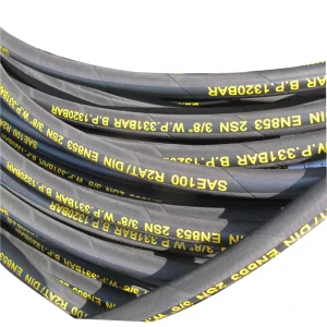 Industrial High Pressure NBR Hydraulic Hose Pipe with Cutting Service Price List