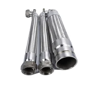Industrial High Pressure Steam Oil Pipe Stainless Steel Metal Hose Equipment Accessories 304 Wire Braided Corrugated Hose